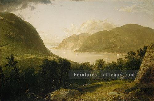 Scène de la rivière Hudson Luminisme John Frederick Kensett Peintures à l'huile